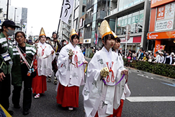 石神井公園駅前（照姫まつり）