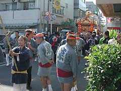 上石神井商店街振興組合『商業祭り』神輿巡業